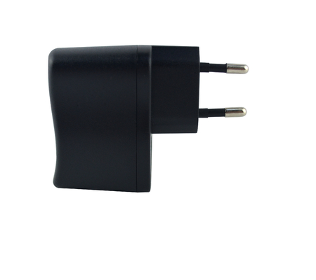 EN/IEC60335 سازگاری 5V 500ma شارژر USB ایمنی بالا برای دوشاخه اتحادیه اروپا